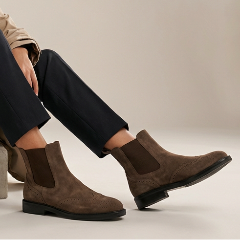 TAUPE ANKLE BOOT